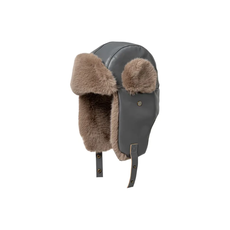 SLEEPYWALK Leather Trapper Hats Unisex-7