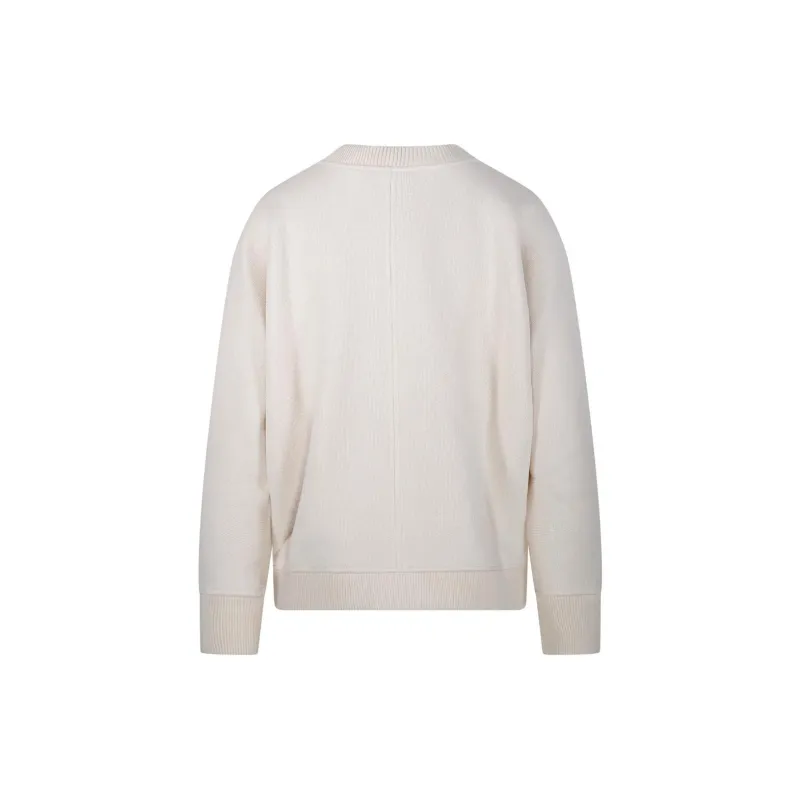 MaxMara Cral Logo Embroidered Crewneck Jumper-1