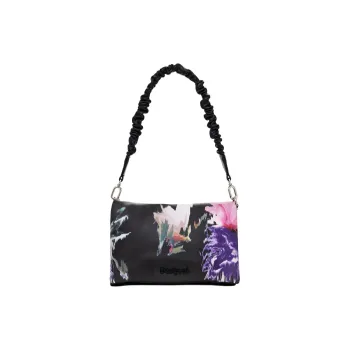 Desigual Polyurethane Shoulder Bag, Crossbody Bag, Handbag Regular Women's Black