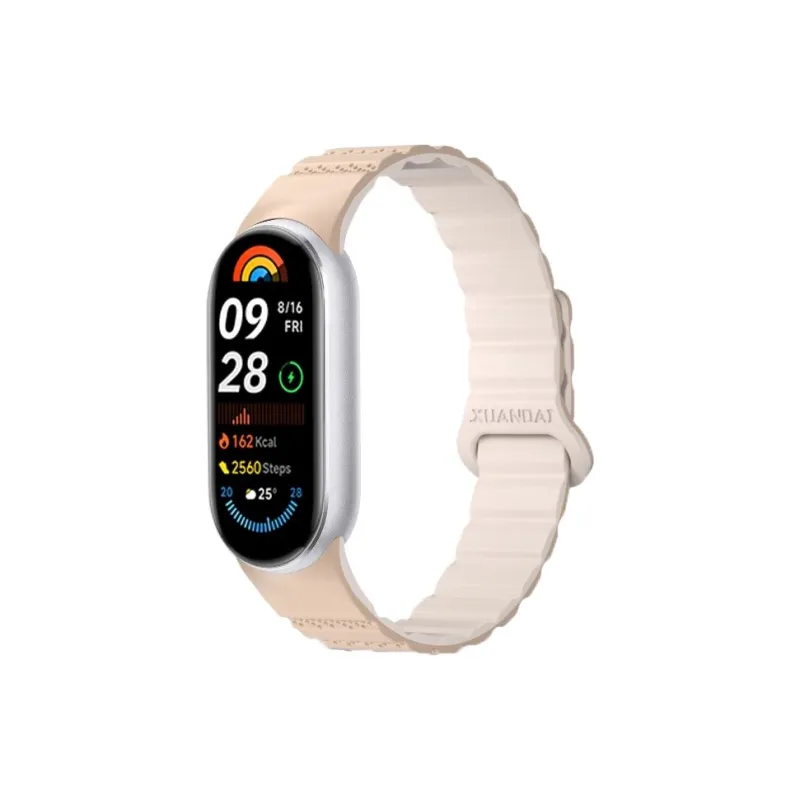 FZRT Watch Bands Dedicated One Piece Quick Release Multicolor Silicone Magnetic Loop Strap Unisex-11