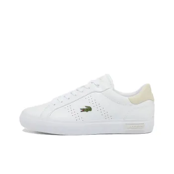 LACOSTE Powercourt 2.0 Low-Top Skateboard Shoes Women's White