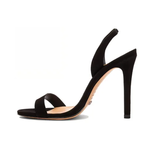 Schutz Luriane One Strap Sandals 9cm Women's Black Beige