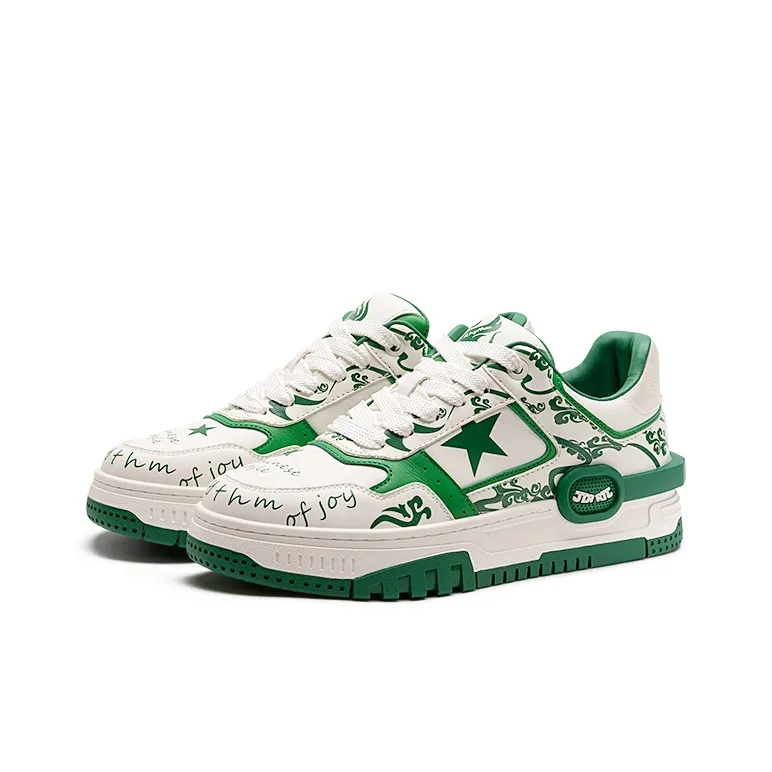 RHYTHM OF JOY Anti Slip Wear Resistant Low Top Skateboard Shoes Men's-1