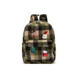 Khaki Green Check+Pendant