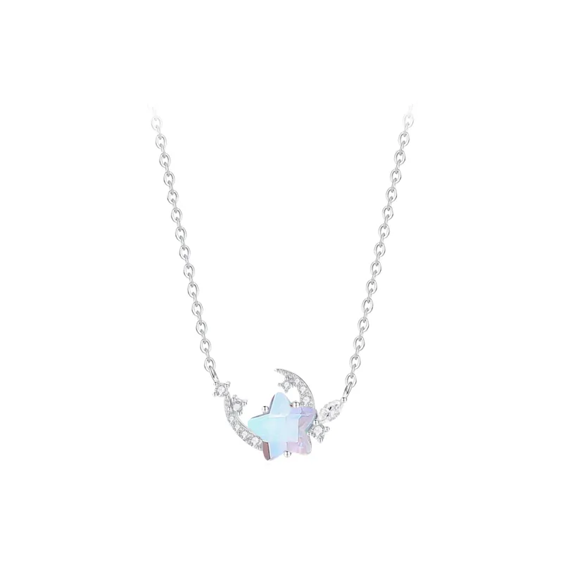 STQ S925 Silver Necklaces Women's Love Confession Box-0