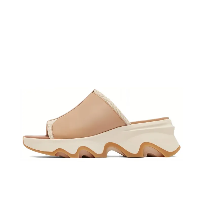 SOREL Abrasion-Resistant Slide Slippers Women's Beige Brown-0
