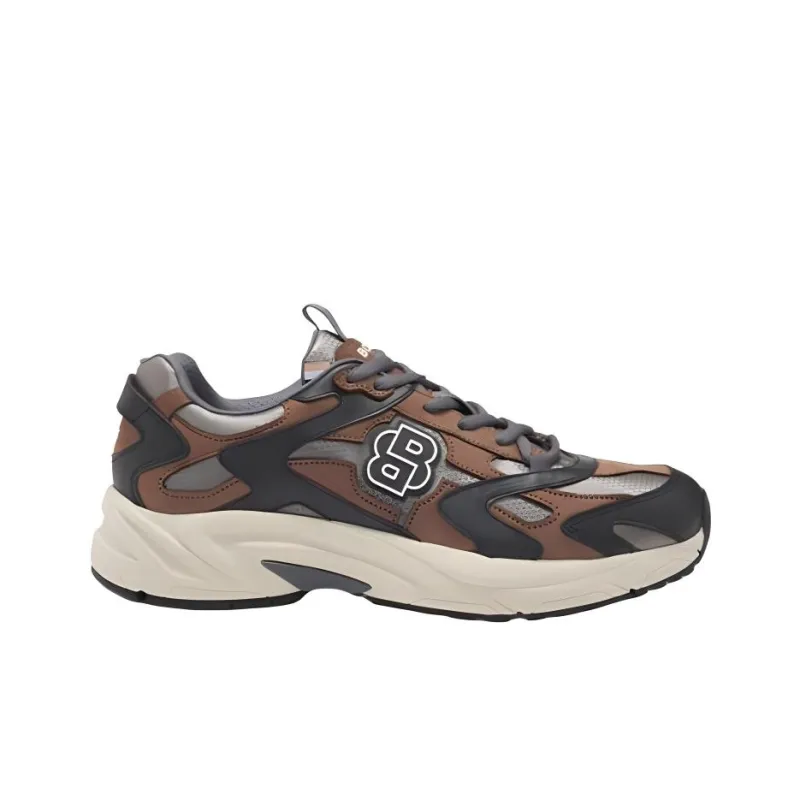 HUGO BOSS Low Top Casual Shoes Men's Brown-1