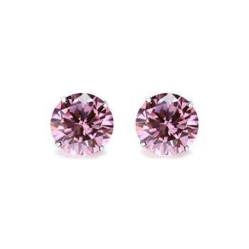 JOYDINNY S999 Sterling Silver Stud Stud Earrings Women's