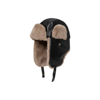 SLEEPYWALK Leather Trapper Hats Unisex