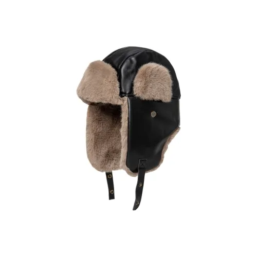 SLEEPYWALK Leather Trapper Hats Unisex