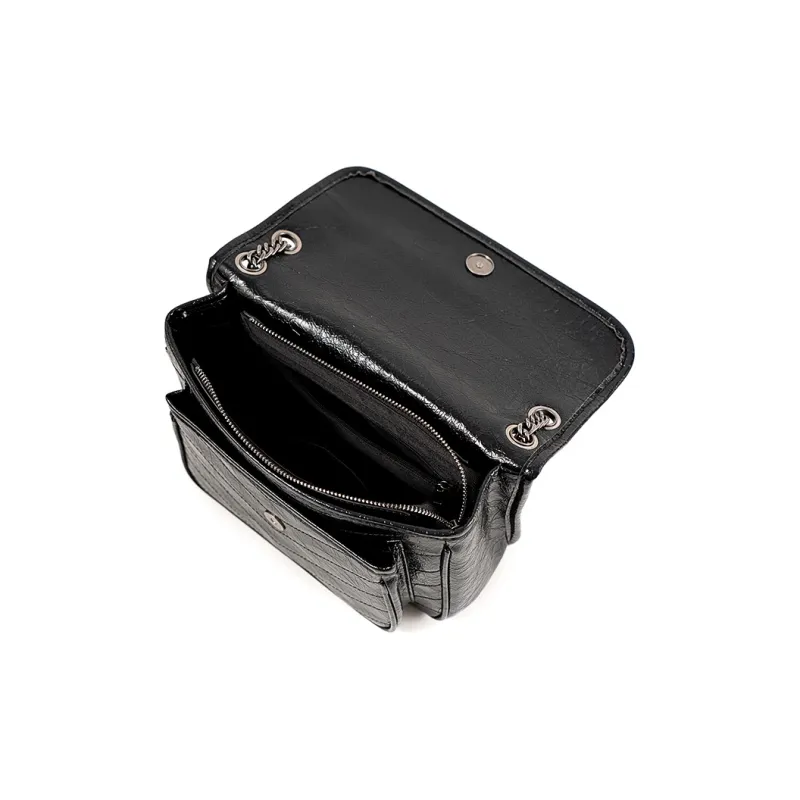 Vigno Synthetic Leather One Shoulder Handbags Regular Women's Black-32