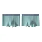 E Set-Minimalist Style Ribbed-Light Blue+Light Blue (2 Pack)