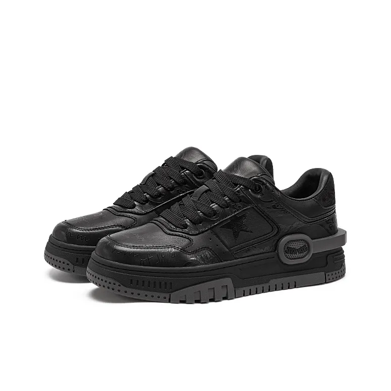 RHYTHM OF JOY Anti Slip Wear Resistant Low Top Skateboard Shoes Men's-36