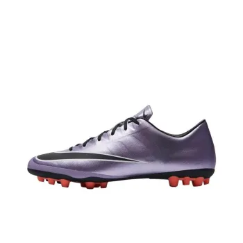 Nike JR MERCURIAL VICTORY V Anti Slip Wear Resistant Soccer Shoes Men's Silver
