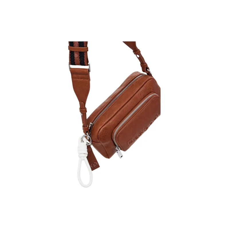 Desigual Polyurethane Shoulder Bag, Crossbody Bag, Handbag Regular Women's Brown-2