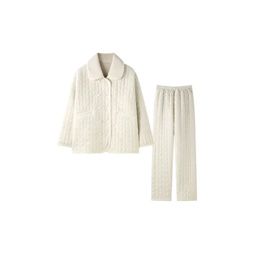 MEITENG Pajama Set Women's White