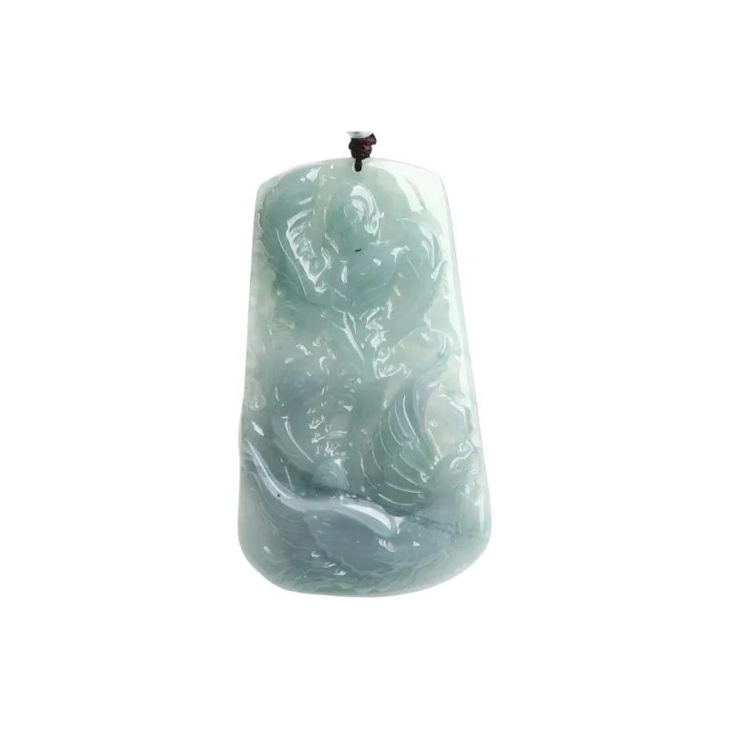 Oushuo Jewelry Ice Glutinous Jadeite Necklaces Unisex-0
