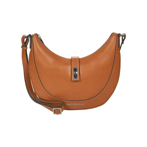 MAC DOUGLAS Synthetic Fiber Shoulder Bag Medium Size Women's Brown