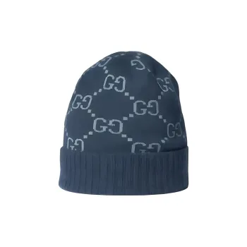 GUCCI GG jacquard Cashmere Beanie
