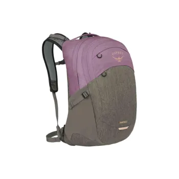 OSPREY Nylon Backpack Regular Unisex Light Gray With Pink