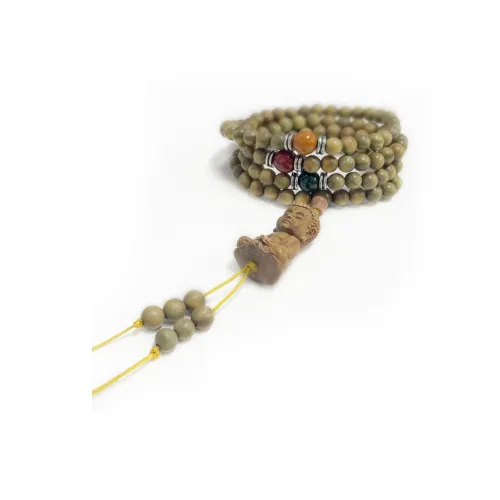 Jinghua Record Green Sandalwood Bracelets Unisex