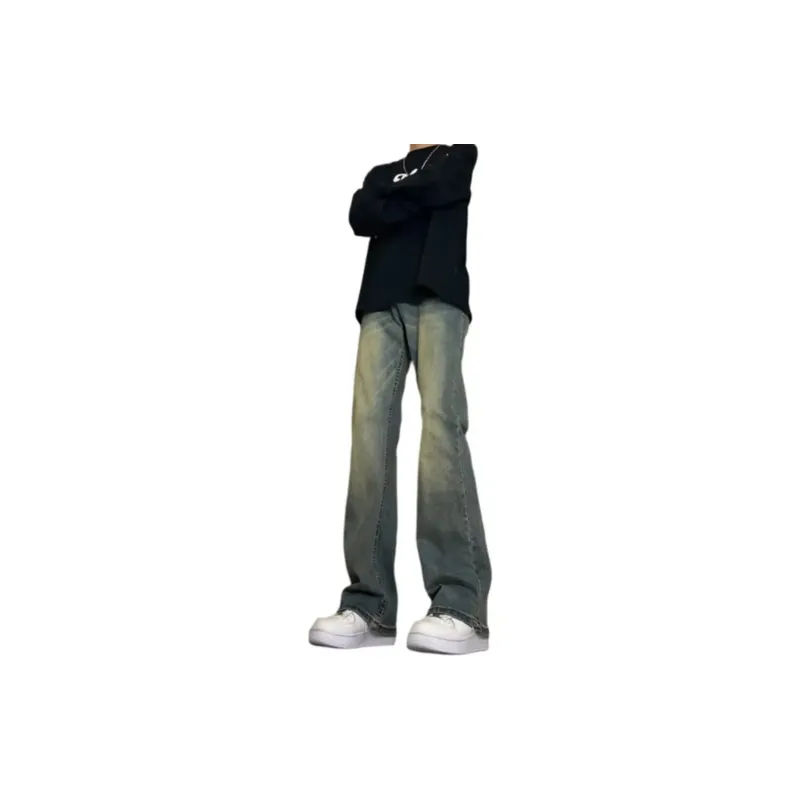 WELTER EXPERIMENT Fashion Trend Jeans Unisex Classic Black-6