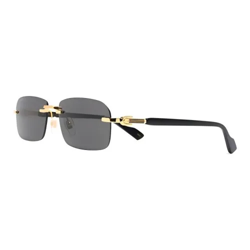GUCCI Rimless Rectangle frame Sunglasses