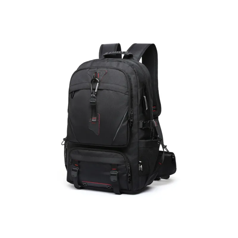 SEPTWOLVES Fabric 17.3 Inches Laptop Bag Backpack Travel Backpack QPL Regular Unisex Black-15