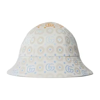 GUCCI Cotton Bucket Hats Kids' White