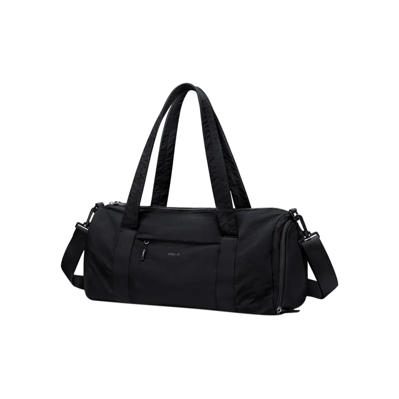 POLO Fabric Travel Bag 19.79L Unisex Khaki/Black-6