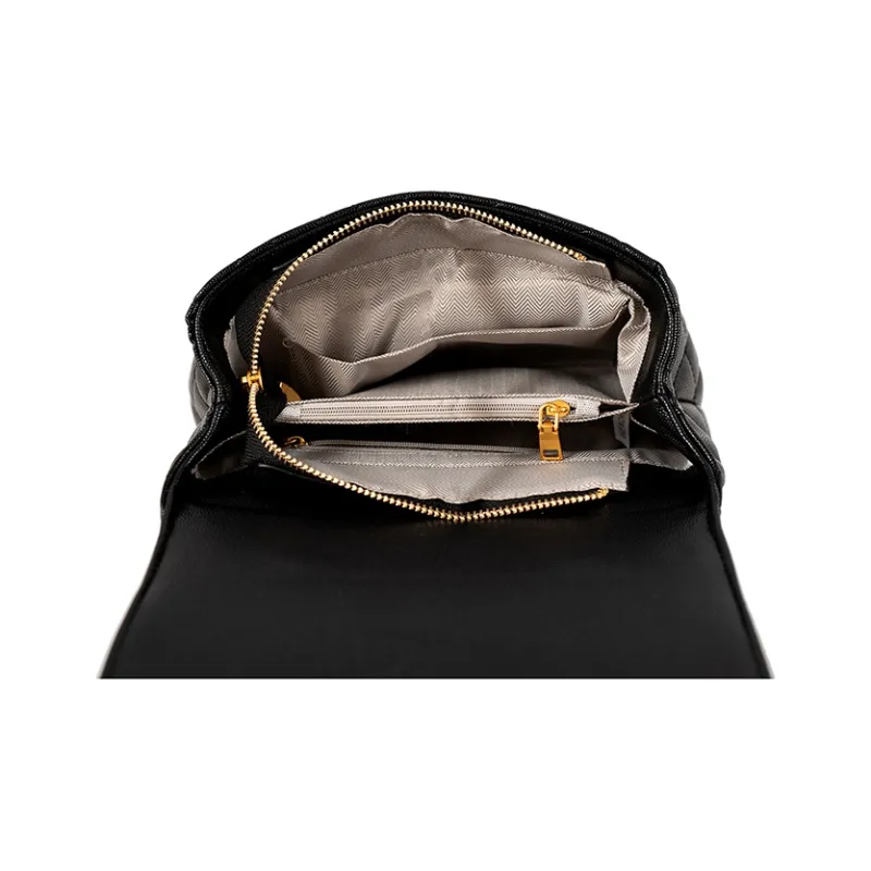 Vigno Synthetic Leather One Shoulder Handbags Regular Women's Black-18