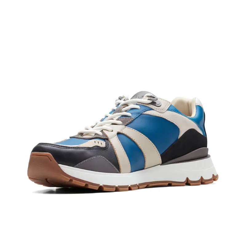 Clarks Low Top Sports Casual Shoes Men's Blue Gray-2