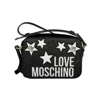 LOVE MOSCHINO Polyurethane Crossbody Bag, Shoulder Bag Women's Black