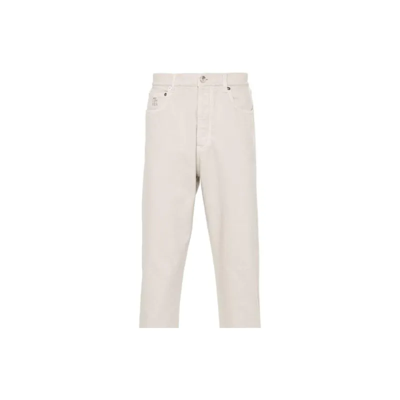 Brunello Cucinelli Mid rise Tapered Jeans-5