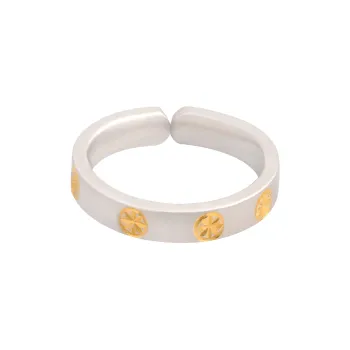 OWNREWARDS 999 Fine Silver Rings Unisex