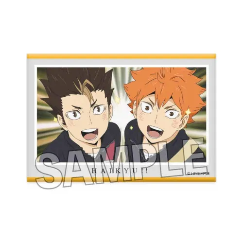 March·Monster Haikyuu!! Characters Scene Writing Kirai Badge Vol.2 Hinata, Fudou, And Kawa Merch Badges