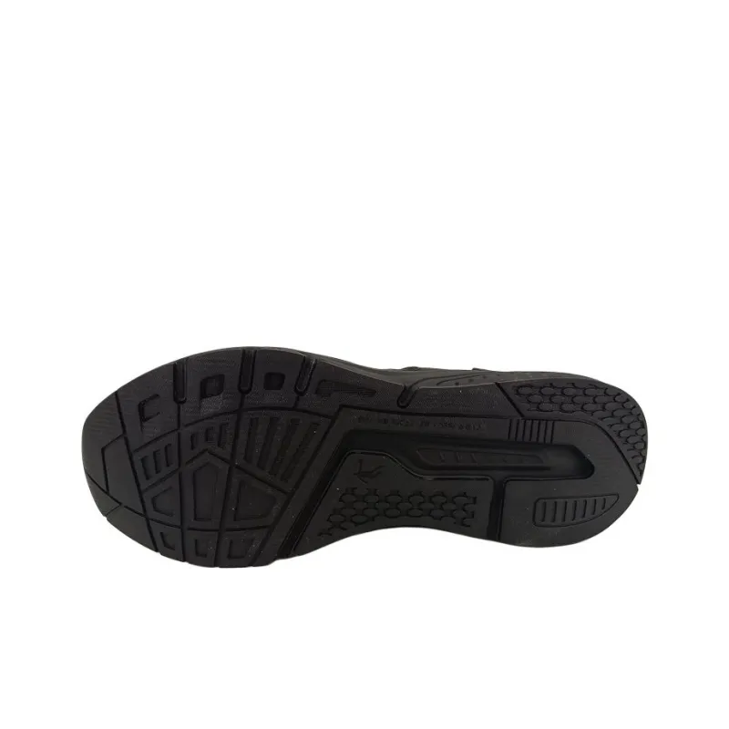 QIAODAN Slip Resistant Breathable Low Top Running Shoes Men's Black-4