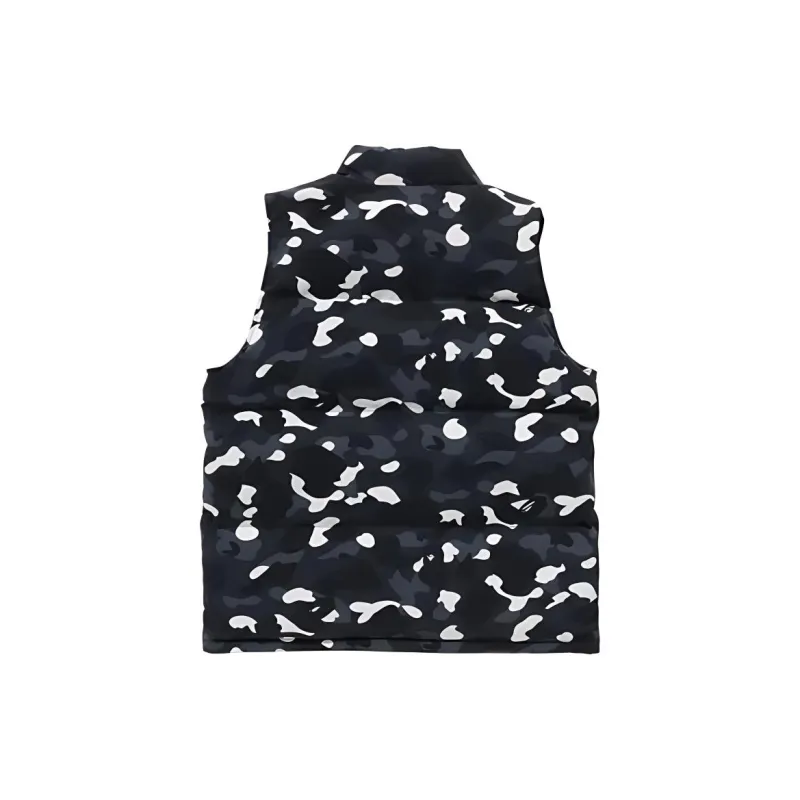 A BATHING APE Logo print Padded Vest-2