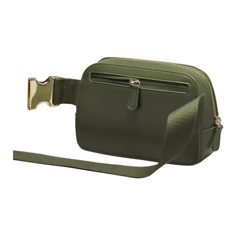 Lululemon Everywhere Faux Leather Fanny Pack Regular Unisex Military Green-2