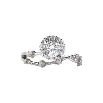 Stone On The Line Moissanite Rings Women's