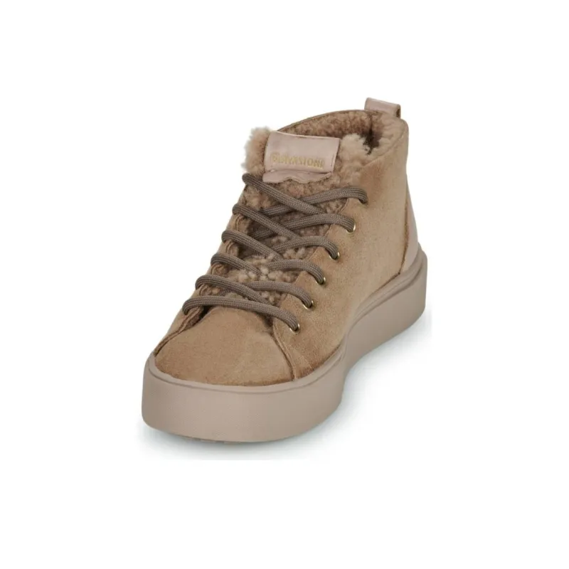 BLACKSTONE Abrasion Resistant Mid Top Casual Shoes Women's Brown-1