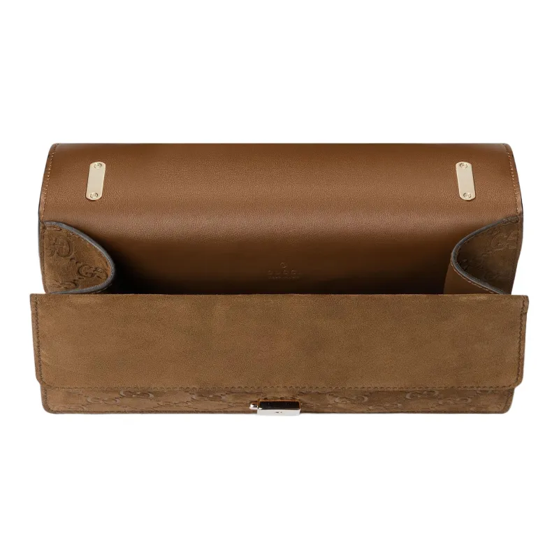 GUCCI Dionysus Suede Crossbody Bag Shoulder Bag Small Size Women's Light Brown-4