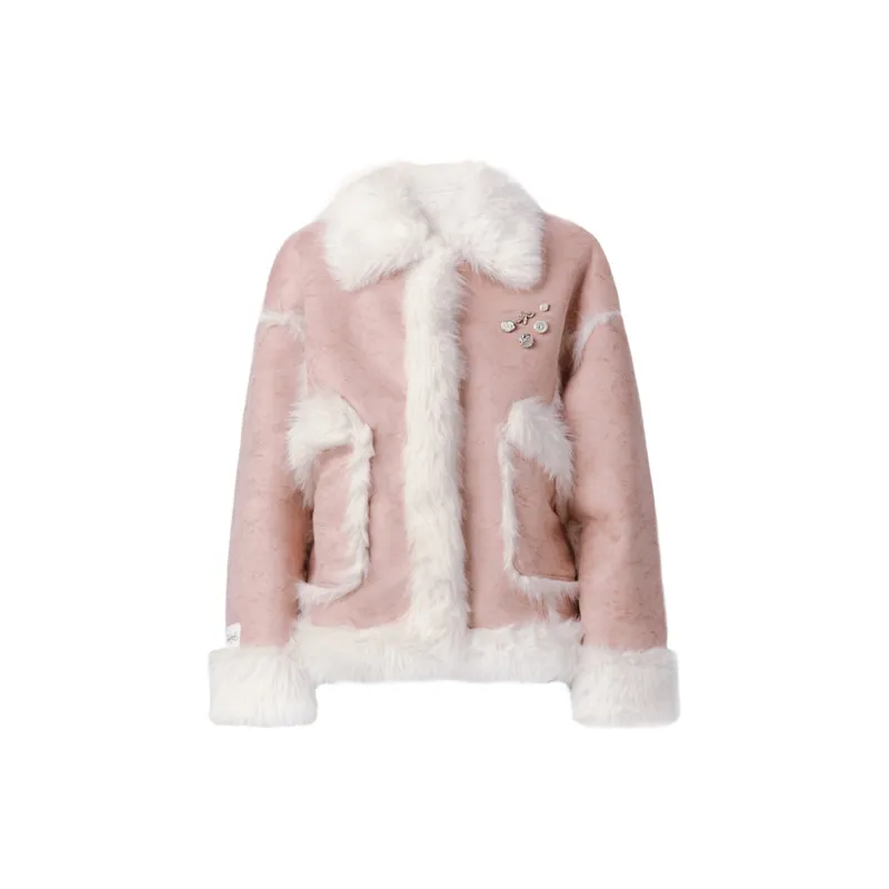 FRAGILE HEART Velvet feel Coat Women's-2