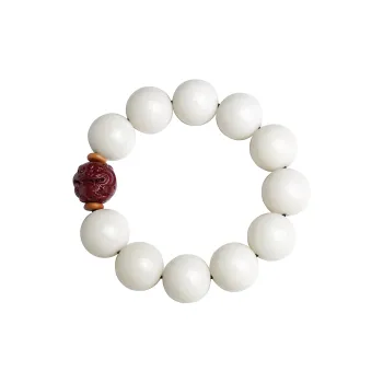 Xifeng Building White Jade Bodhi Bracelets Unisex