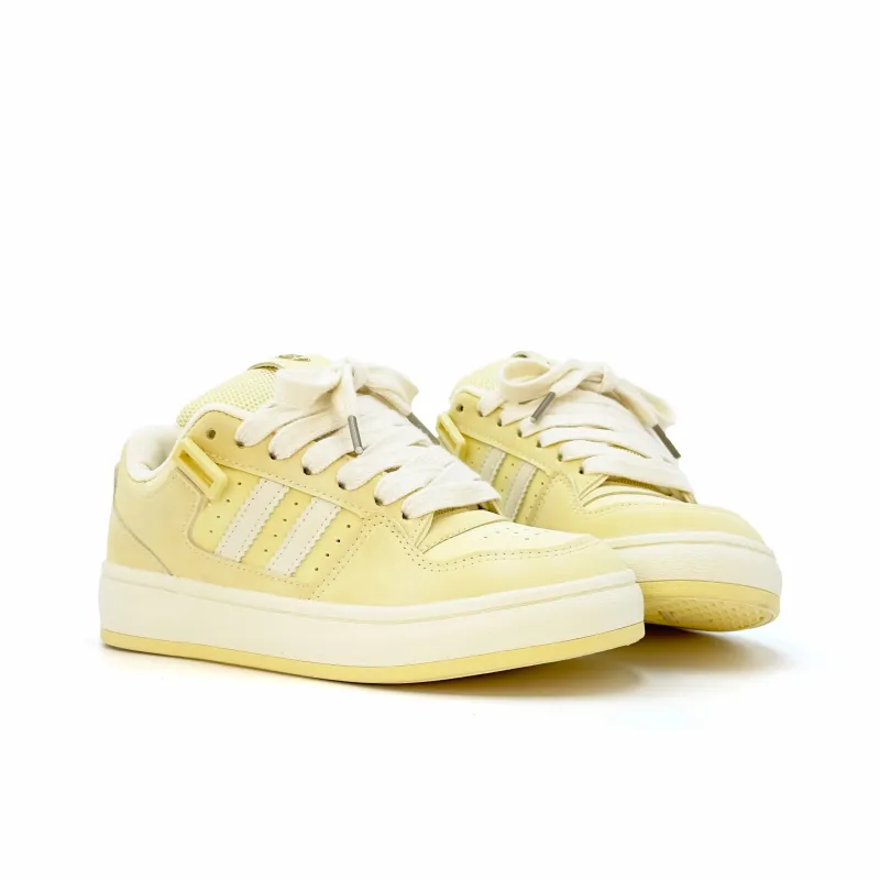 KAAVER OTTO Low Top Skateboard Shoes Women's Cream Yellow-3