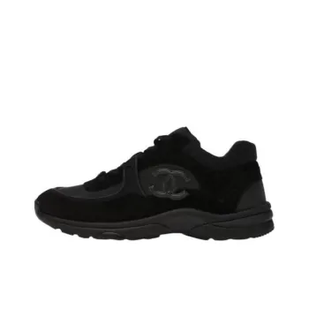 CHANEL Low Top Trainer Black Women's