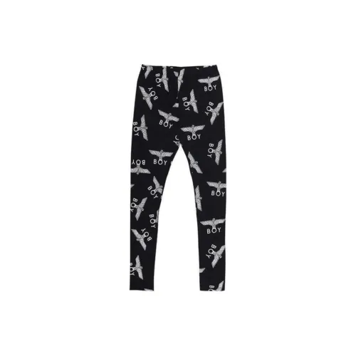 Boy London Casual Pants Unisex Black/White