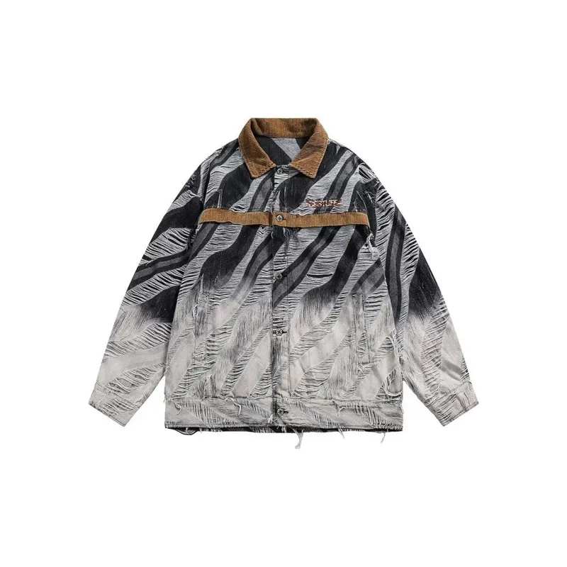 M MAICCO Denim Jacket Unisex Black-17