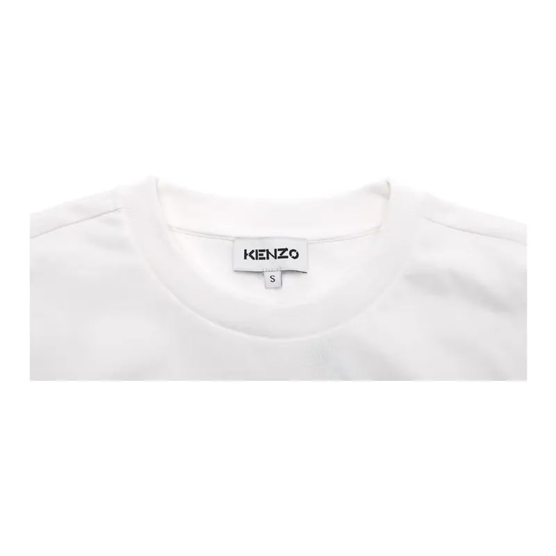 KENZO Short Sleeved Dress Women's White-3