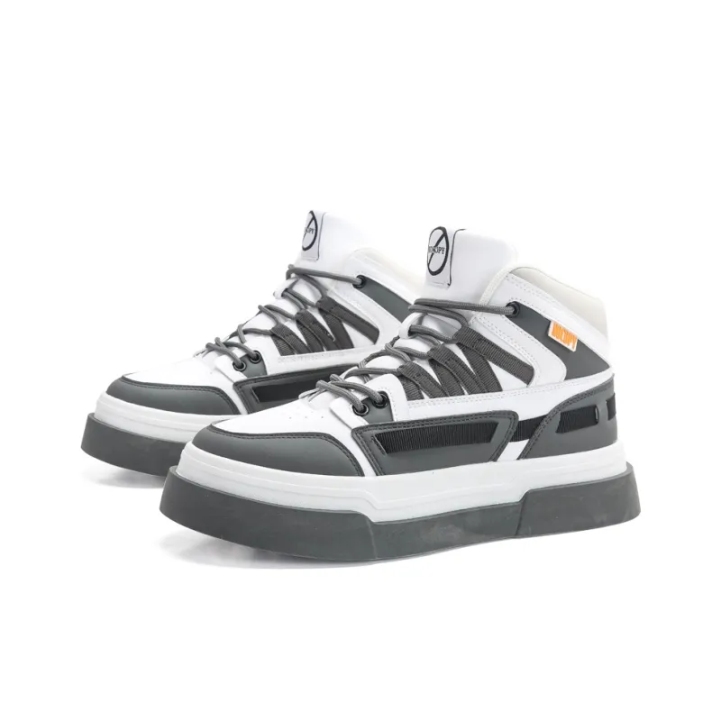 NOCOPY Warm Anti-Slip And Wear-Resistant Height Increasing High-Top Skateboard Shoes Unisex-9